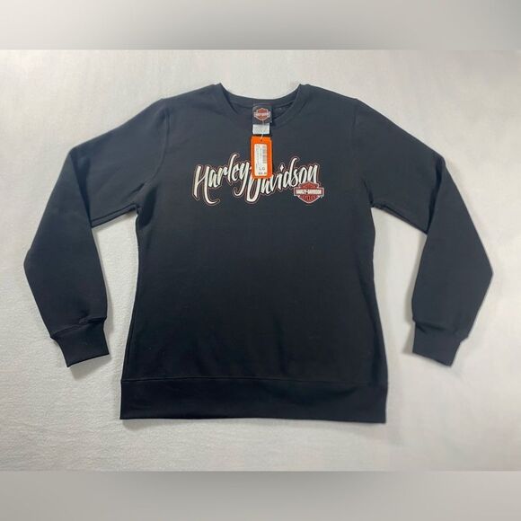 NWT Harley Davidson Women’s Sweater Sweatshirt Barnett HD El Paso TX Size Large - Picture 1 of 8